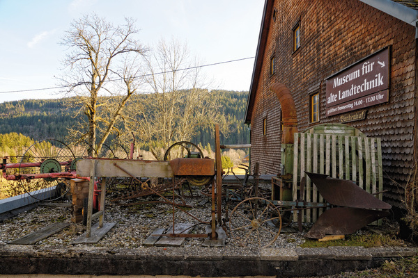 Die Hofscheune von auen  Museum fr alte Landtechnik